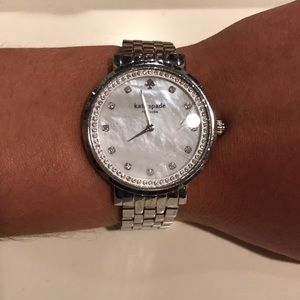 Kate Spade Silver Mother of Pearl Watch